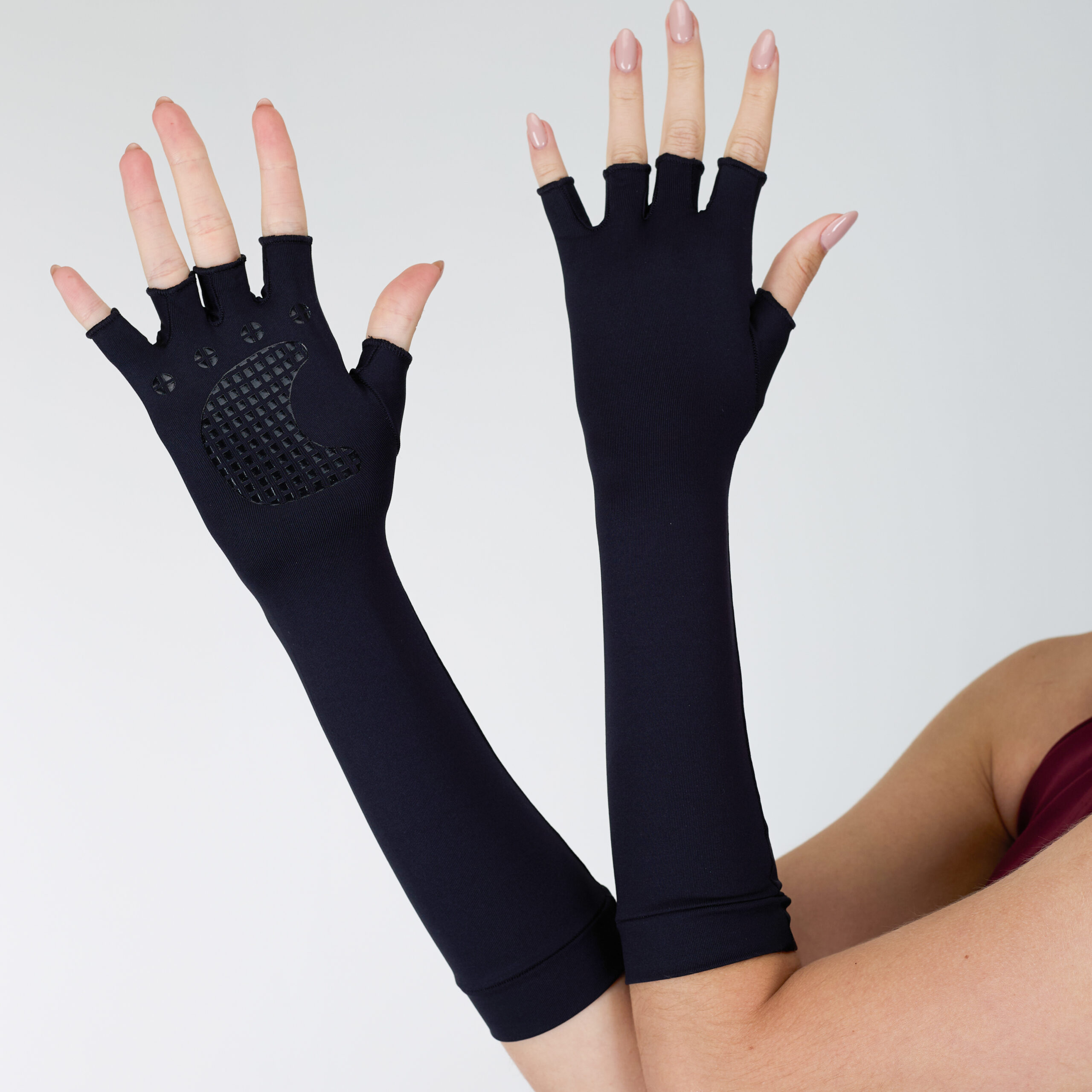 Luva Longa Dedo Curto Skin