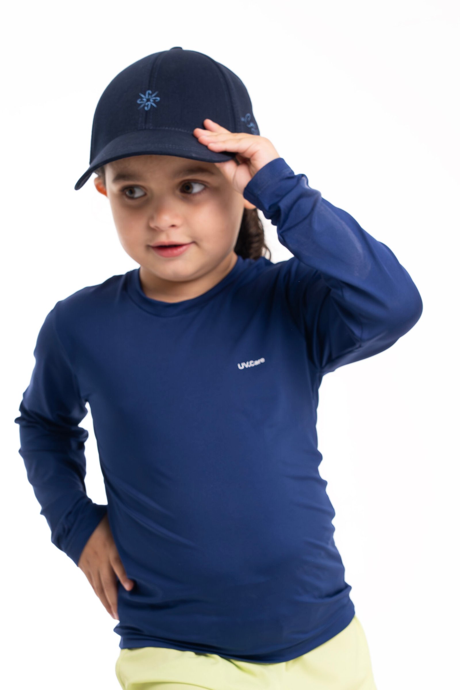 Camiseta Infantil Unissex Manga Longa UV Basica - Imagem 9