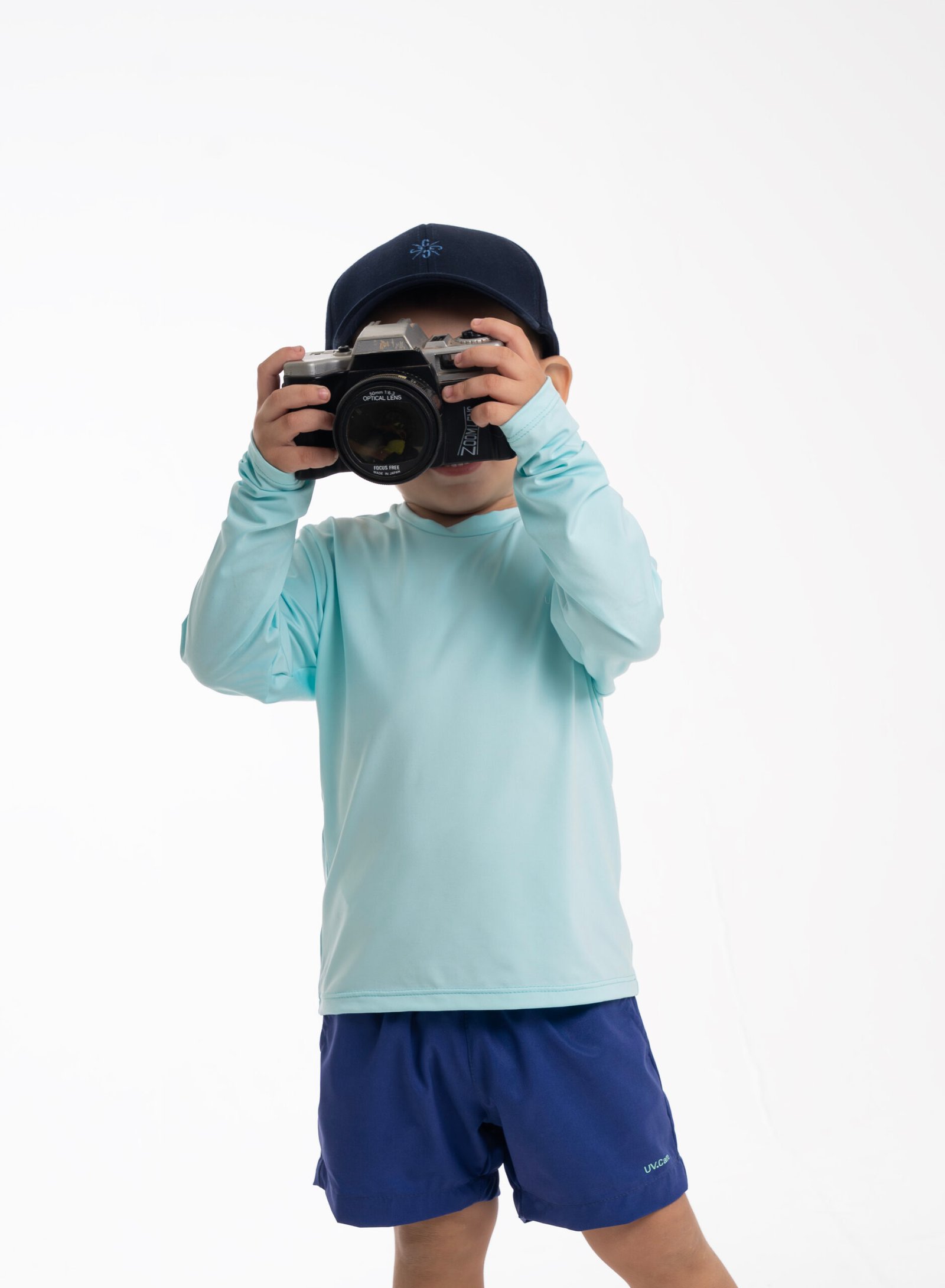 Camiseta Infantil Unissex Manga Longa UV Basica - Imagem 19