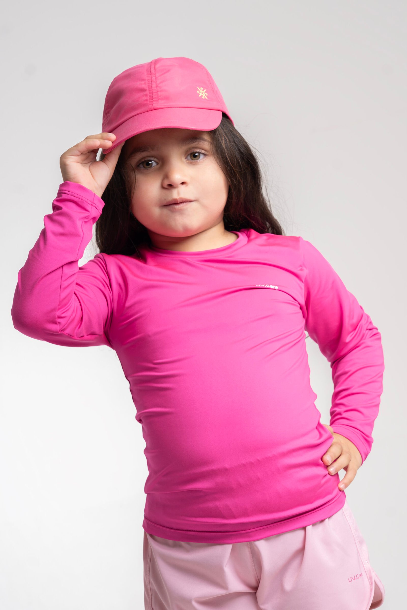 Camiseta Infantil Unissex Manga Longa UV Basica - Imagem 12