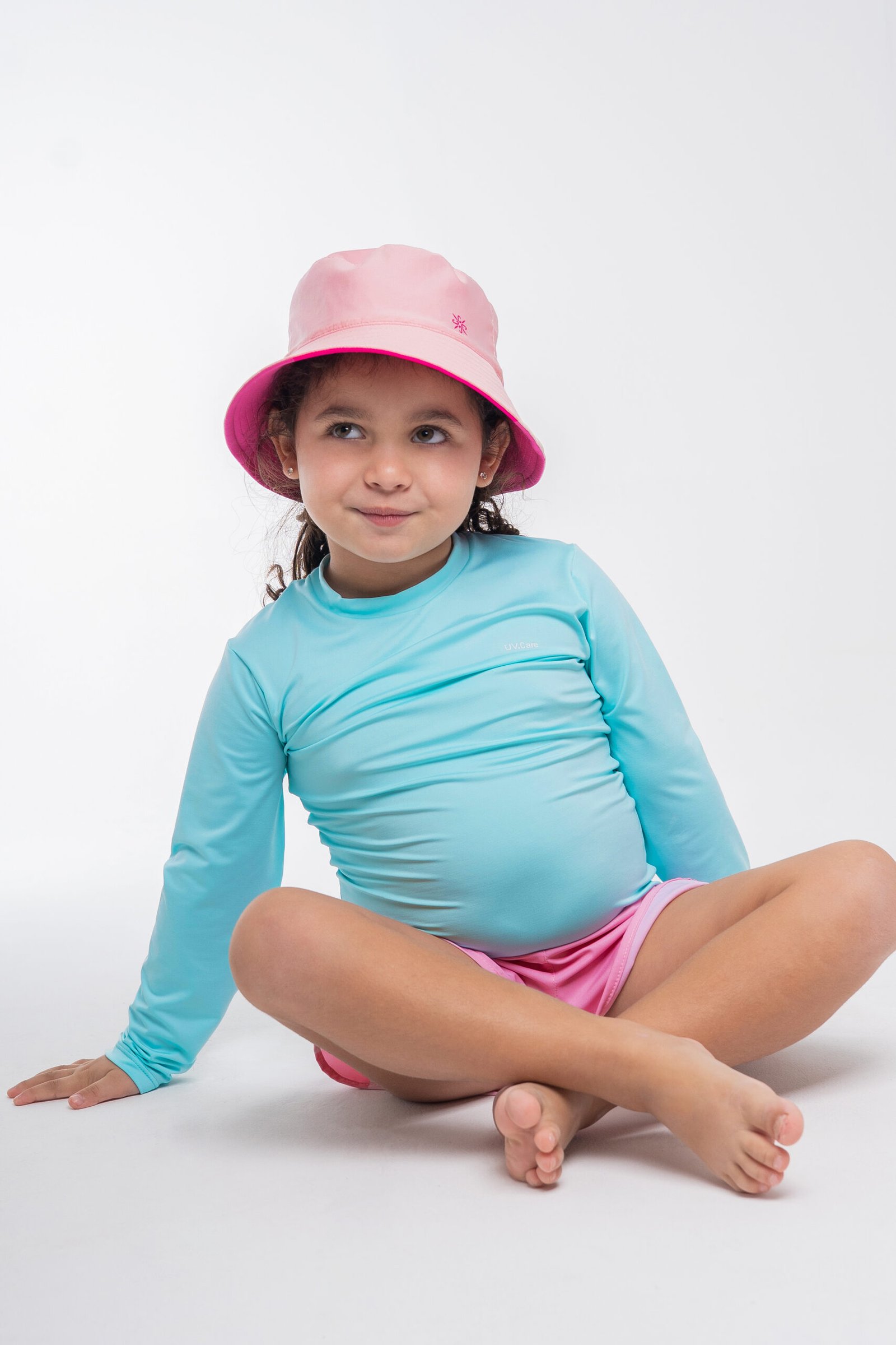 Camiseta Infantil Unissex Manga Longa UV Basica - Imagem 21