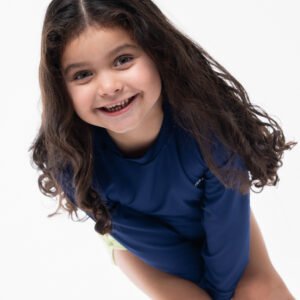 Camiseta Infantil Unissex Manga Longa UV Basica