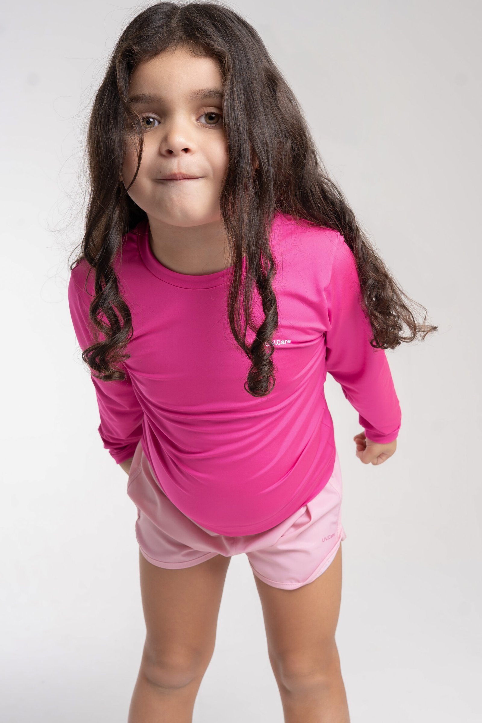 Camiseta Infantil Unissex Manga Longa UV Basica - Imagem 13
